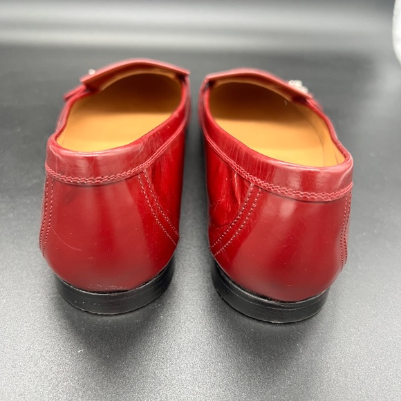 Hermes Red Glossy Red Patent Leather loafer - Picture 3 of 8